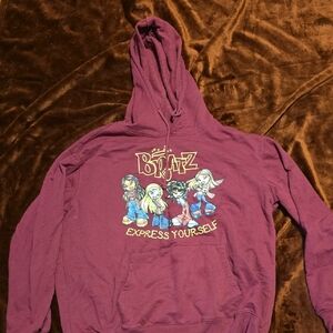 Bratz Graphic Hoodie - Maroon